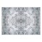 Edge Collections - Blue - Vintage Area Rug Tribal Pattern Soft Waterproof Machine Washable - 1 Piece